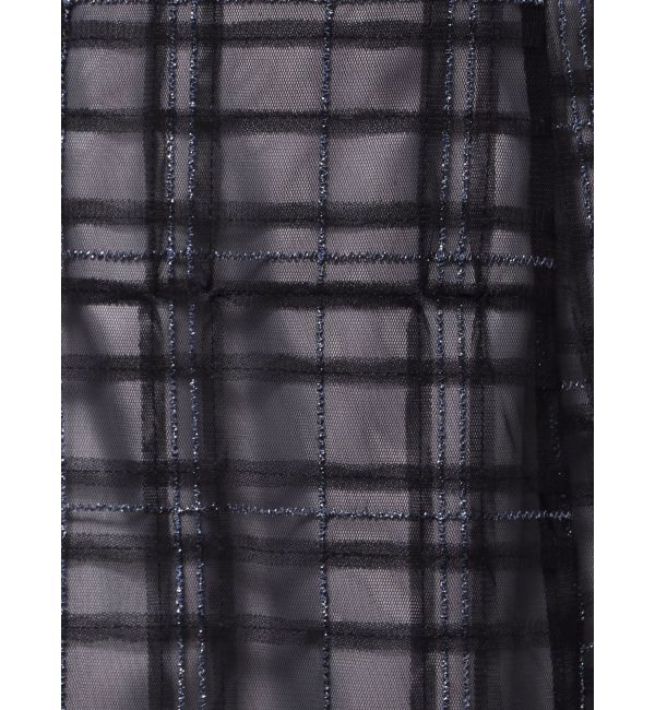 MERCURYDUO「オリジナルチュールチェックフレアスカート」|スカート|