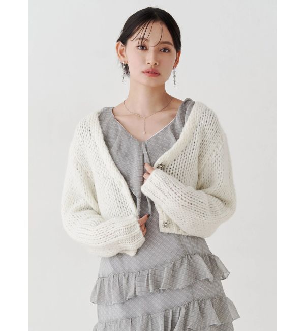 MERCURYDUO「ラッフルイレヘムロングワンピース」|ワンピース|