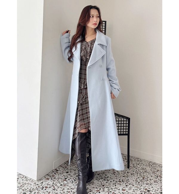 MERCURYDUO「ラッフルイレヘムロングワンピース」|ワンピース|