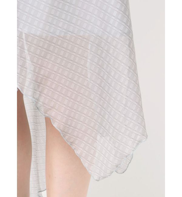 MERCURYDUO「ラッフルイレヘムロングワンピース」|ワンピース|