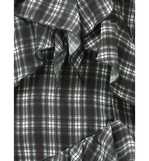 MERCURYDUO「ラッフルイレヘムロングワンピース」|ワンピース|