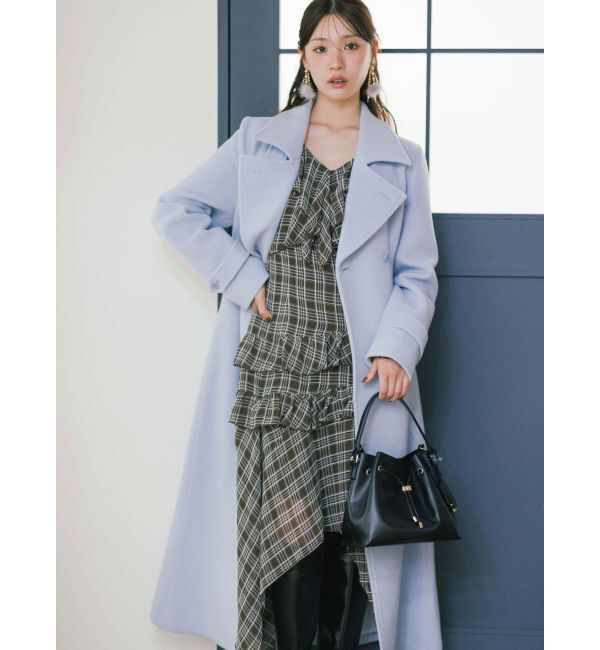 MERCURYDUO「ラッフルイレヘムロングワンピース」|ワンピース|