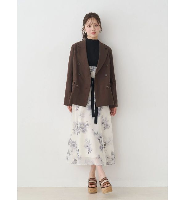 MERCURYDUO「リネンダブルジャケット」|テーラードジャケット|