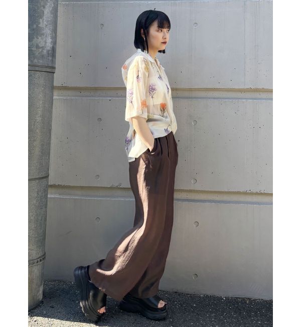 MURUA「シアーワイドパンツ」|その他|