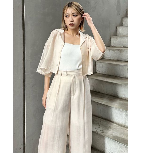 MURUA「シアーワイドパンツ」|その他|