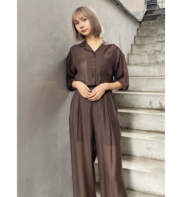 MURUA「シアーワイドパンツ」|その他|