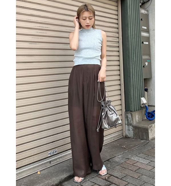 MURUA「シアーワイドパンツ」|その他|