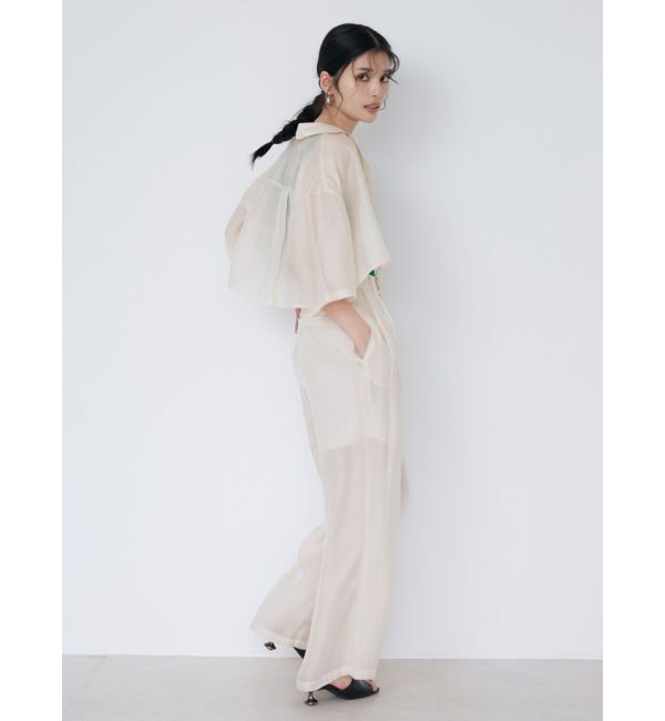 MURUA「シアーワイドパンツ」|その他|