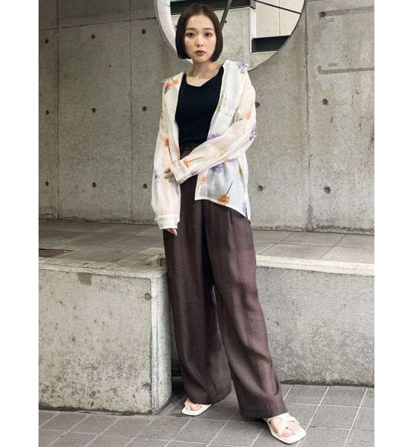 MURUA「シアーワイドパンツ」|その他|