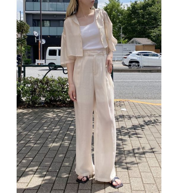 MURUA「シアーワイドパンツ」|その他|