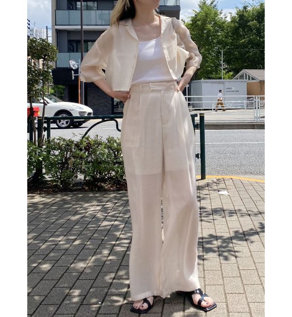 MURUA「シアーワイドパンツ」|その他|