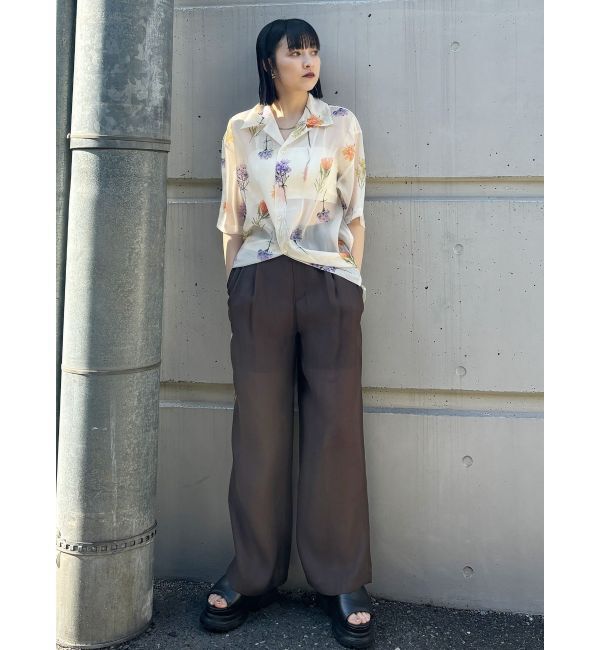 MURUA「シアーワイドパンツ」|その他|