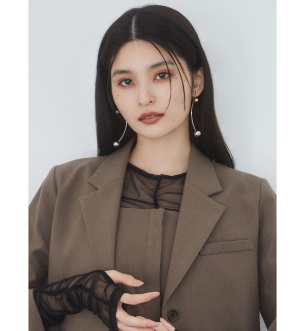 MURUA「ハングボールキャッチピアス」|ピアス|