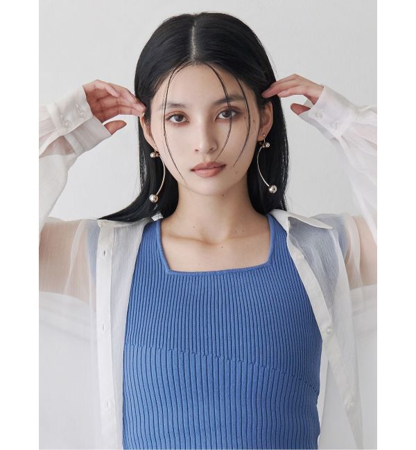 MURUA「ハングボールキャッチピアス」|ピアス|