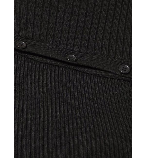 MURUA「アシメボタンデザインハーフニット」|ニット・セーター|