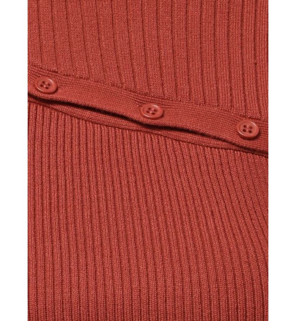 MURUA「アシメボタンデザインハーフニット」|ニット・セーター|