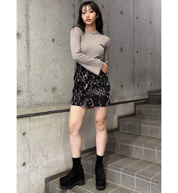 MURUA「フレアスリーブニット」|ニット・セーター|