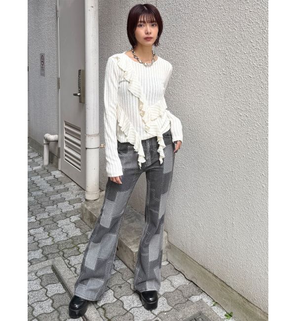 MURUA「カスケードフリルトップス」|Tシャツ・カットソー|