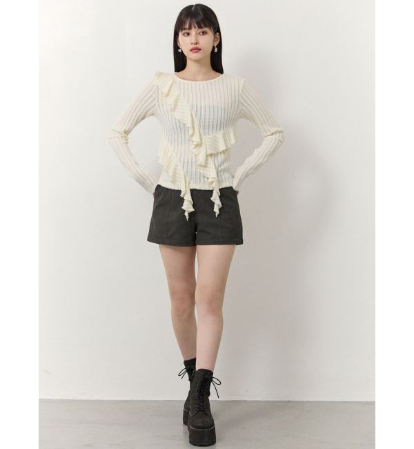 MURUA「カスケードフリルトップス」|Tシャツ・カットソー|