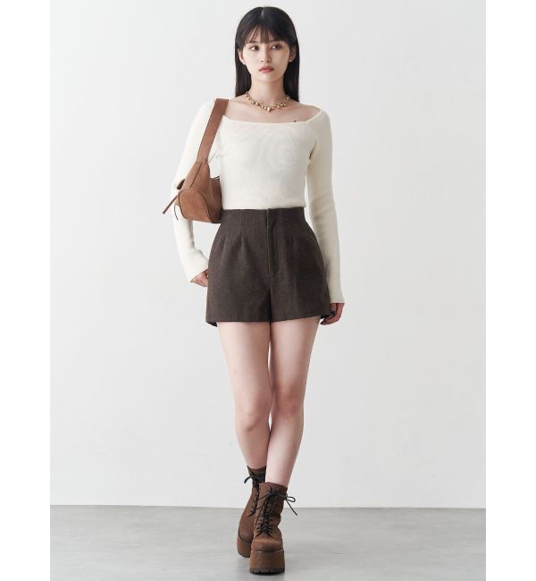 MURUA「ベーシックリブニット」|ニット・セーター|