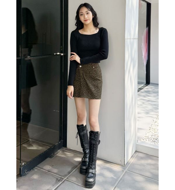 MURUA「ベーシックリブニット」|ニット・セーター|