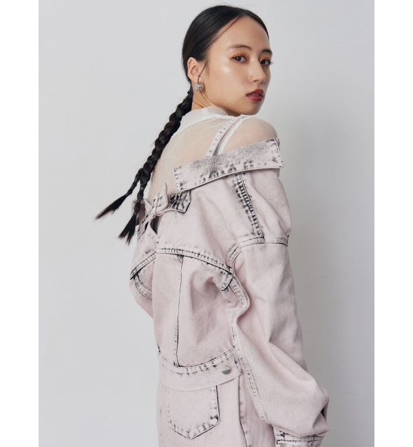 MURUA「プリーツシアーハイネックトップス」|Tシャツ・カットソー|