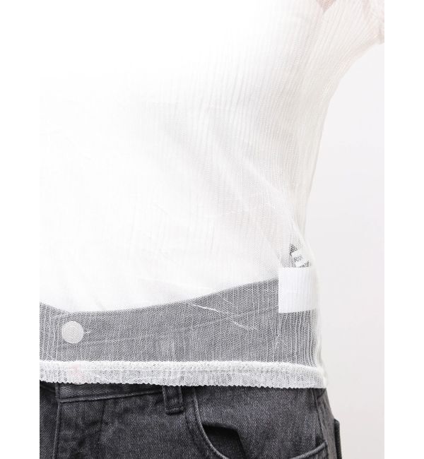 MURUA「プリーツシアーハイネックトップス」|Tシャツ・カットソー|