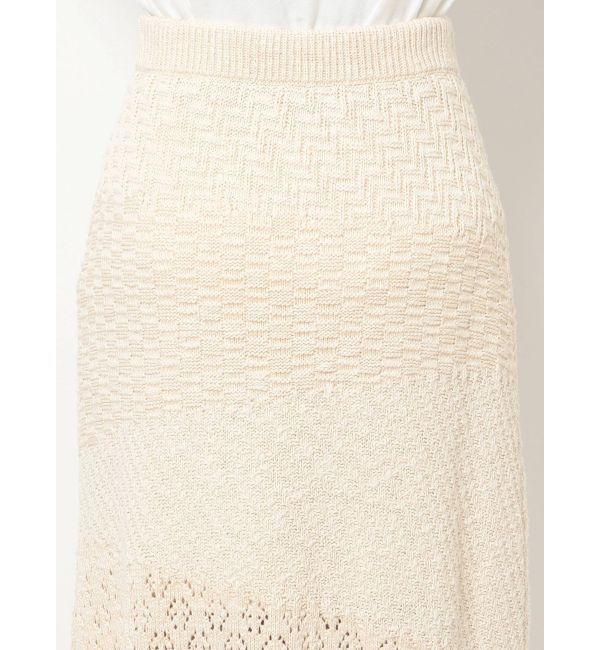 Ungrid「ジャカード編みニットスカート」|スカート|