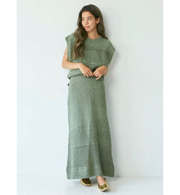 Ungrid「ジャカード編みニットスカート」|スカート|