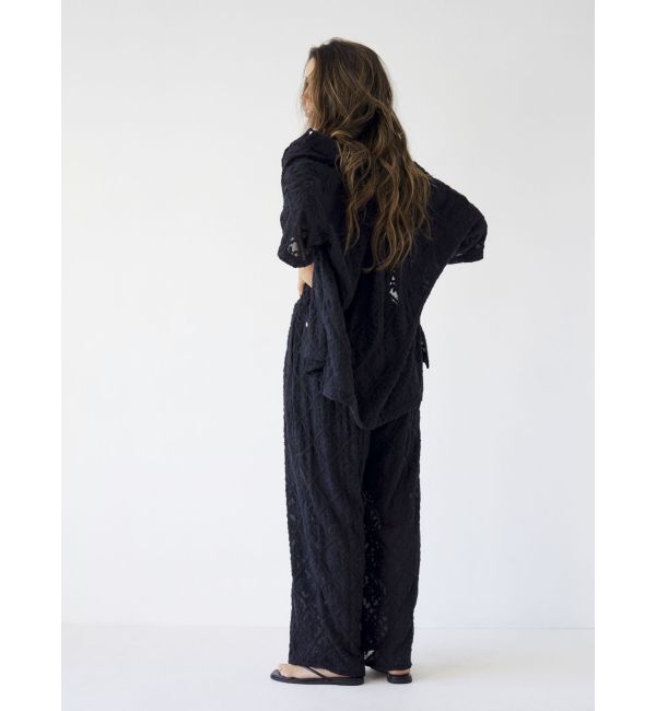 Ungrid「起毛エンブロイダリーラフパンツ」|その他|