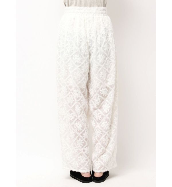 Ungrid「起毛エンブロイダリーラフパンツ」|その他|