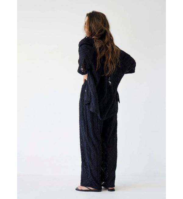 Ungrid「起毛エンブロイダリーラフパンツ」|その他|