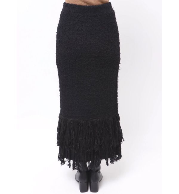 Ungrid「フリンジニットスカート」|スカート|