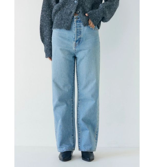 Ungrid「スタッズルーズデニム」|デニム|ブルー