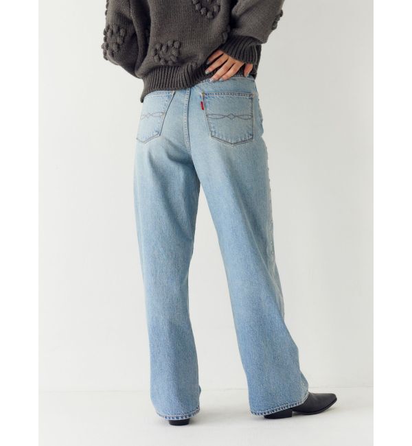 Ungrid「スタッズルーズデニム」|デニム|