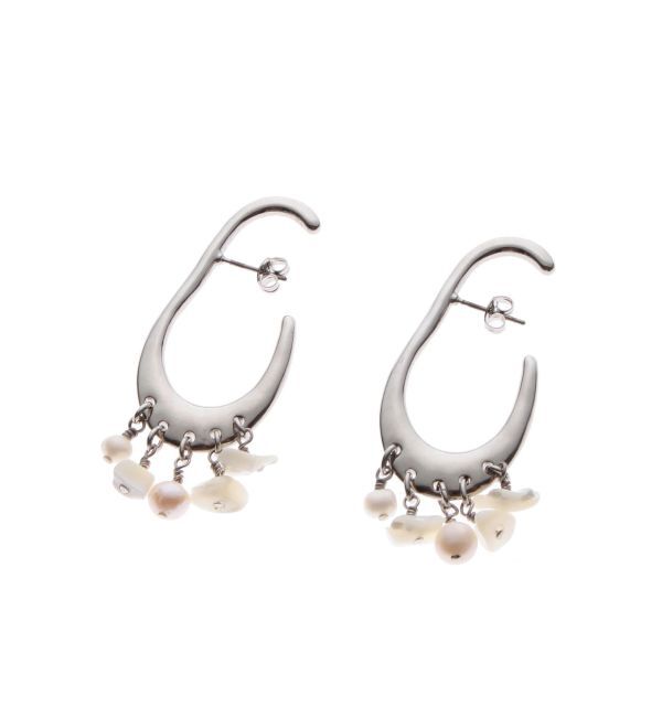 Ungrid「パールミックスコンビピアス」|ピアス|