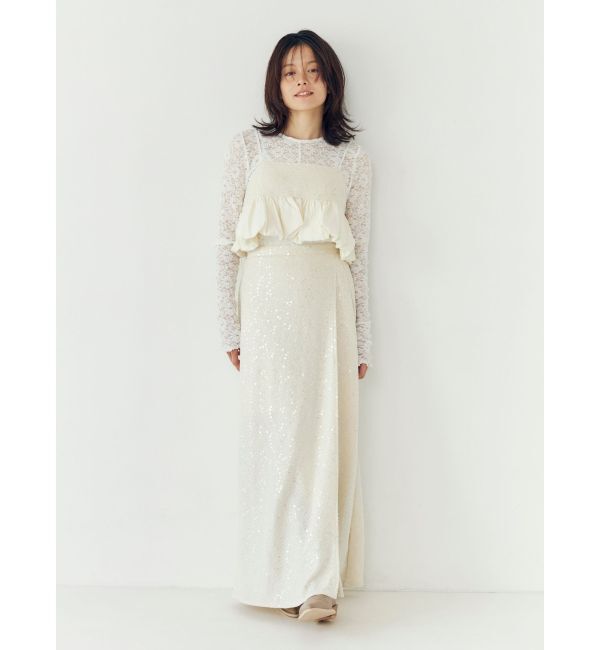 Ungrid「スパンコールバルーンビスチェ」|キャミソール|