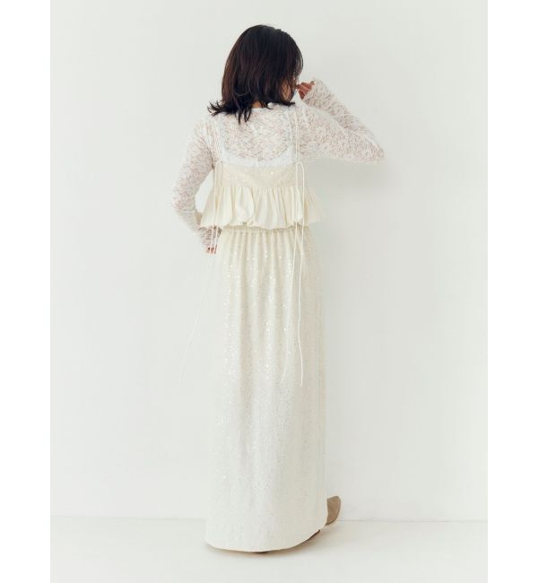 Ungrid「スパンコールバルーンビスチェ」|キャミソール|