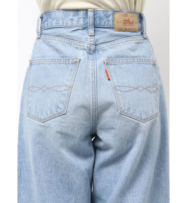 Ungrid「レースドッキングルーズデニム」|デニム|