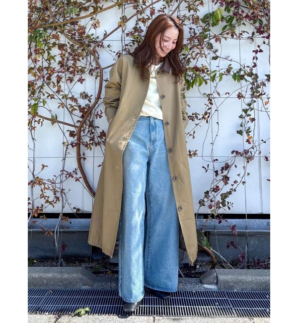 Ungrid「レースドッキングルーズデニム」|デニム|