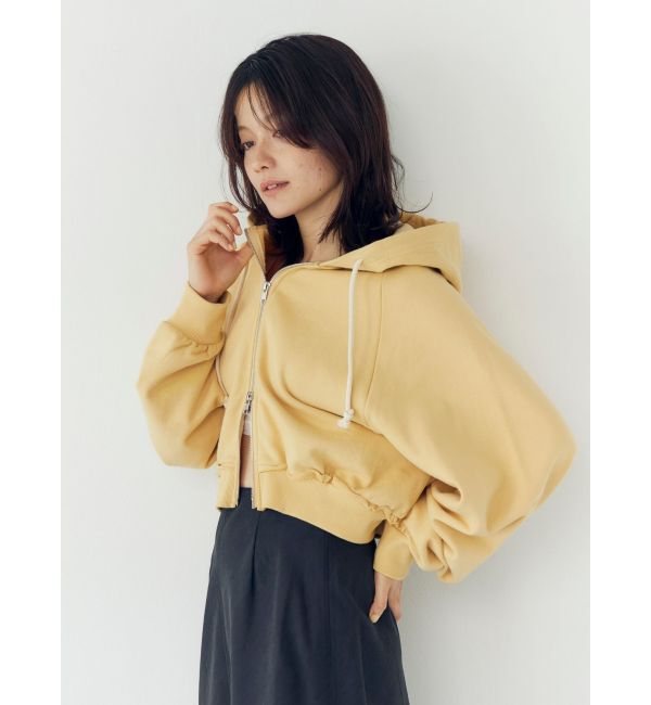 Ungrid「ダブルジップショートパーカー」|パーカー|