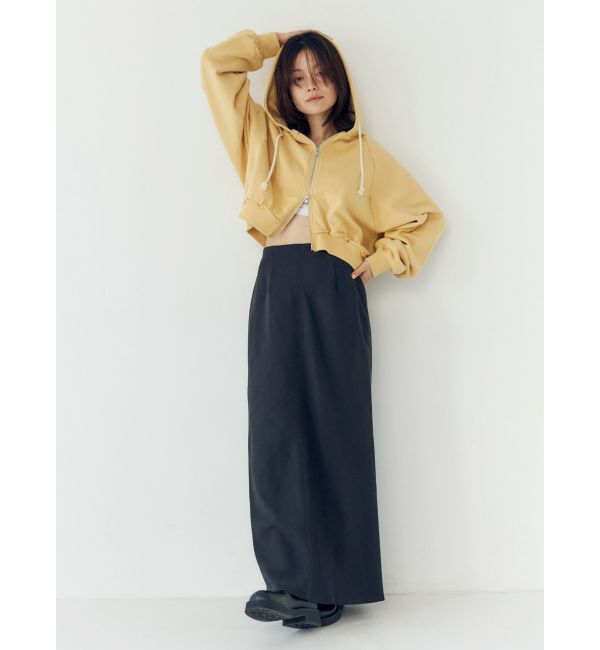 Ungrid「ダブルジップショートパーカー」|パーカー|