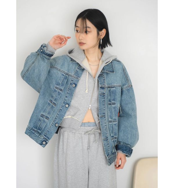 Ungrid「ダブルジップショートパーカー」|パーカー|