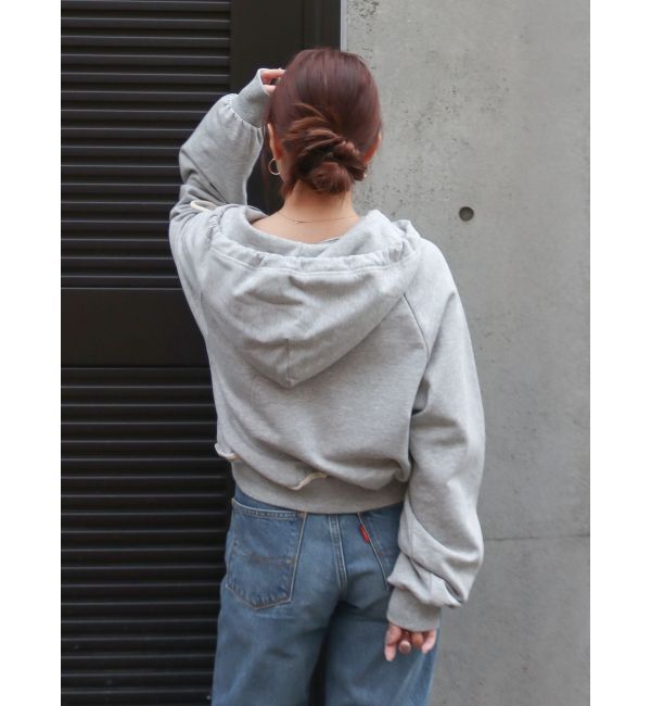 Ungrid「ダブルジップショートパーカー」|パーカー|