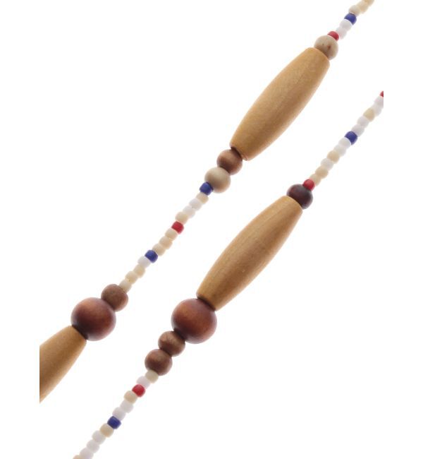 Ungrid「ウッドコンビビーズネックレス」|ネックレス|