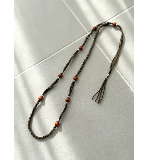 Ungrid「ウッドコンビネックレス」|ネックレス|ブラウン