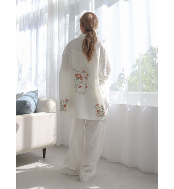 Ungrid「エンブロイダリーエスニックシャツ」|シャツ・ブラウス|