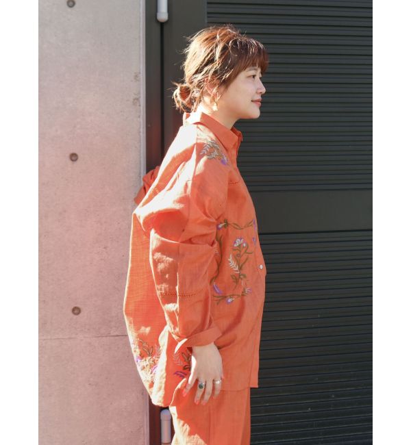 Ungrid「エンブロイダリーエスニックシャツ」|シャツ・ブラウス|