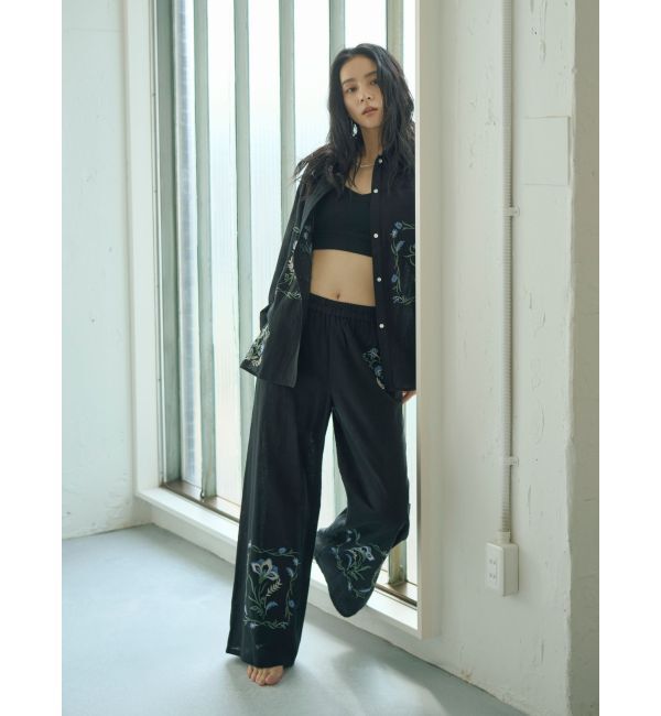 Ungrid「エンブロイダリーエスニックシャツ」|シャツ・ブラウス|