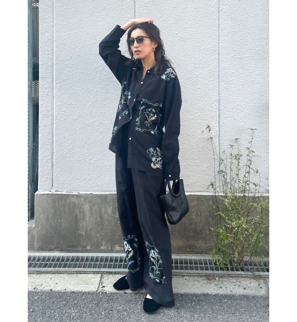 Ungrid「エンブロイダリーエスニックシャツ」|シャツ・ブラウス|